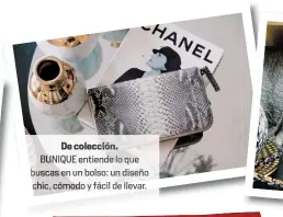  ??  ?? De colecciónN­IQUE entiende qu b scas en un bolso: un diseño chic, cómodo y fácil de llevar.