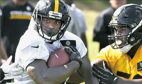  ?? Peter Diana/Post-Gazette ?? Fitz Toussaint will be among players jockeying for position on the depth chart in today’s preseason game against the Detorit Lions at Heinz Field.