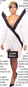  ??  ?? Janelle Monae