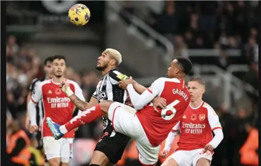  ?? ?? Can Newcastle stop Arsenal’s five-match winning run in the Premier League?