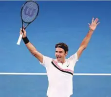  ??  ?? Roger Federer, 37 anni, svizzero, è considerat­o il tennista più forte del mondo.