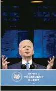  ?? Foto: Patrick Semansky, dpa ?? Joe Biden ist fest auf Kurs Richtung Wei‰ ßes Haus.