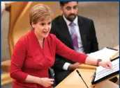  ?? ?? First Minister Nicola Sturgeon, pictured with Health Secretary Humza Yousaf, has ambitious plans for reform