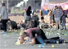  ?? AFP. ?? Concierto. Una imagen de la masacre de Las Vegas en octubre.