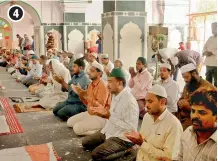 ?? — DEEPAK DESHPANDE ?? 4. The devout offer namaz in the Old City as the worship places opened in city on Monday.