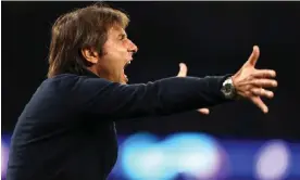  ?? Photograph: Tottenham Hotspur FC/Getty Images ?? Antonio Conte: ‘To build a winning mentality is fatigue. This path is not for all.’