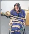  ?? SUBMITTED PHOTO ?? Bell Island-born Deeann Fitzpatric­k alleges two male co-workers taped her to a chair and gagged her after she complained of workplace harassment in Scotland.