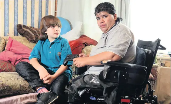  ?? ADRIAN WHITE ?? Disabled single mother Cleo Duckett has been left with no money to pay her bills after 10-year-old Jayden-Lee spent £1,193.25 on a video game