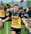  ??  ?? Jordie Barrett will start at fullback for the Hurricanes.