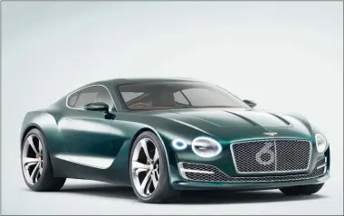  ??  ?? Bentley is to introduce its new EXP10 Speed 6 concept model at this week’s Geneva motor show.