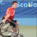  ?? CANADIAN PARALYMPIC COMMITTEE ?? Joel Dembe: wheelchair tennis, 2011.