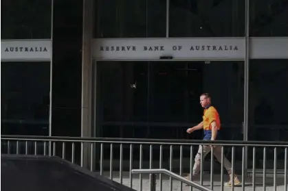  ?? Photograph: Lisa Maree Williams/Getty Images ?? The Reserve Bank of Australia joined the Morrison government’s efforts to pump money into the economy during the Covid pandemic.