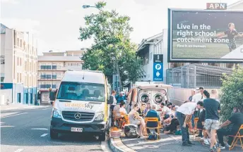  ?? ?? HELPING HAND: Orange Sky is a free mobile laundry service for people experienci­ng homelessne­ss. Photo: Supplied