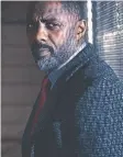  ?? Picture: BBC ?? NEW FACE: Idris Elba in Luther on BBC First.