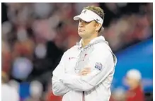  ?? GETTY IMAGES/FILE PHOTO ?? In five years as the head coach at USC and Tennessee, Kiffin signed 11 five-star recruits. FAU has never signed a four- or five-star prospect.