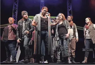  ?? HAYLEE BAILY ?? Ryan Charles and company bring “Jesus Christ Superstar” to life in Greendale.