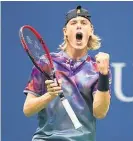  ?? Picture / Getty Images ?? Canadian teen Denis Shapovalov will pump up the volume in Auckland.