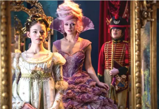  ?? DISNEY ?? Mackenzie Foy (left) is a brilliant Clara and Keira Knightley is the Sugar Plum Fairy in “The Nutcracker and the Four Realms.”