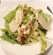  ?? ?? SAVORY SALAD Caesar salad with grilled chicken