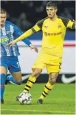  ?? FOTO: AFP ?? Die Hertha hadert mit dem K.o. in der Schlusspha­se. Christian Pulisic und der BVB sind zufrieden.