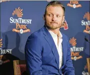  ?? ALYSSA POINTER / ALYSSA.POINTER@AJC.COM ?? Third baseman Josh Donaldson, regarded as one of the game’s best hitters, signed a one-year, $23 million deal with the Braves.