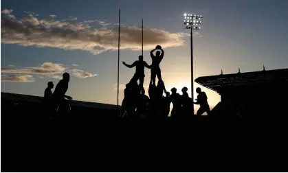  ?? ?? The consultant who led the study warned that the issue of brain damage in rugby could be even worse in 20 years’ time. Photograph: David Davies/PA