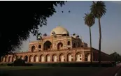  ?? AP ?? Humayun’s tomb, a Unesco World Heritage site, in New Delhi