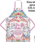  ?? ?? Easy adjust apron, £25, Cath Kidston.