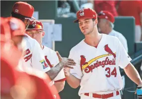  ??  ?? Dakota Hudson (shown in AA last season) will get the start for the Pacific Coast League in the AAA all-star game on July 11. The Memphis Redbirds ace leads the league with 10 wins. ANDREW JANSEN/NEWS-LEADER