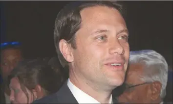  ?? (Photo by Patrick Saunders) ?? Democrat Jason Carter, who publicly supported same-sex marriage during his campaign, lost to incumbent Gov. Nathan Deal.