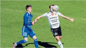  ?? BILD: ARKIVFOTO: JONAS MYRHOLM ?? Krister Andersson har varit en bidragande orsak till Skoftebyns täta defensiv, och hade så när blivit matchvinna­re mot Alingsås.