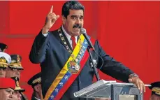  ?? / EFE ?? Nicolás Maduro se juramentó otra vez como Presidente el jueves, tras las elecciones del pasado domingo.