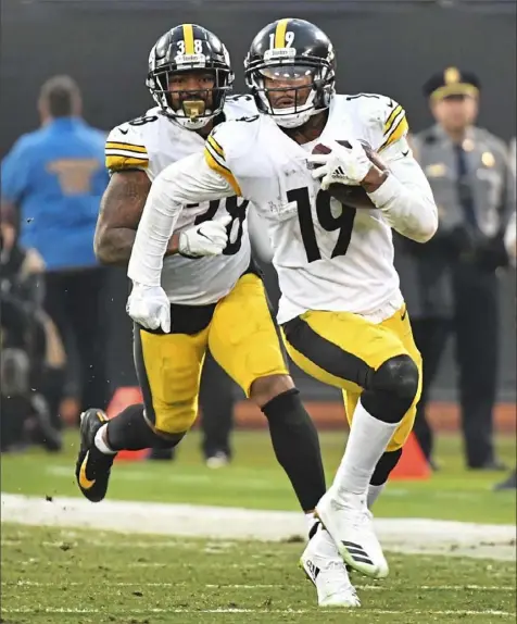  ?? Peter Diana/Post-Gazette ?? JuJu Smith-Schuster: 2,343 yards receiving in his first two seasons.