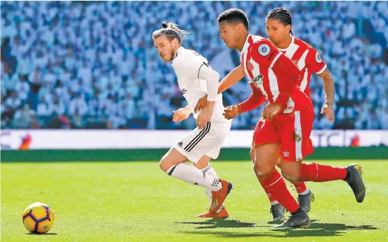  ?? REUTERS ?? El segundo tiempo fue de más a menos para el Madrid.