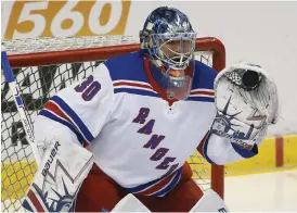  ?? Bild: WILFREDO LEE ?? VILL VINNA. Henrik Lundqvist har inte gett upp Stanley Cup-drömmen, trots att hans New York Rangers bygger om.