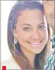  ??  ?? Carolina D’Ecclesiis Ferreira, hija del diputado Freddy D’Ecclesiis (ANR). Retorna como funcionari­a en Río.