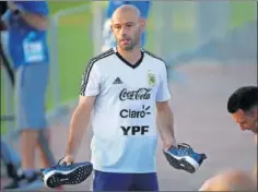  ??  ?? ESPERANZA. Mascherano dio motivos para creer en Argentina.