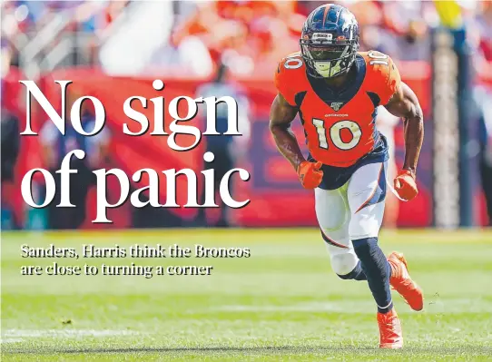  ?? Jack Dempsey, The Associated Press ?? Broncos wide receiver Emmanuel Sanders is one of seven players remaining from the 2015 Super Bowl team.