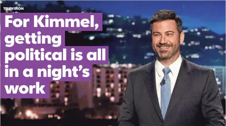  ?? PHOTOS BY RANDY HOLMES, ABC ?? Jimmy Kimmel is Live! in Brooklyn this week with the likes of David Letterman and Amy Schumer.