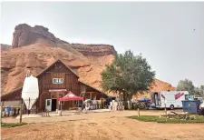  ?? Photo for The Washington Post by Carl Fincke ?? ■ Situated at the base of a red limestone bluff in Wyoming, the Ten Sleep Brewery.