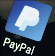  ?? REUTERS ?? The PayPal app logo seen on a mobile phone in this illustrati­on photo.
