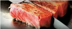  ?? PHOTO COURTESY OF THE KOBE BEEF MARKETING ASSOCIATIO­N ?? Only 38 restaurant­s in the United States are licensed to offer real Japanese Kobe beef, and the steakhouse at Saracen Casino Resort in Pine Bluff is the first, not only in Arkansas but also in the South, to serve Kobe beef.