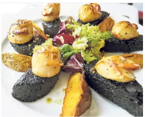  ??  ?? Stornoway Black Pudding is made using lamb, pork or beef blood and oats.