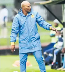  ?? PHOTO: GALLO ?? Under-pressure Royal AM coach John Maduka, whose men still need to make sure of their place in the top league for next season. They host Mamelodi Sundowns at Harry Gwala Stadium in Pietermari­tzburg today.