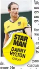  ??  ?? STAR MAN DANNY HYLTON
Oxford