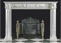  ??  ?? Regency Carrara Marble antique chimneypie­ce, about 1830, £62,400, Westland London (020– 7739 8094; www. westland london.com)