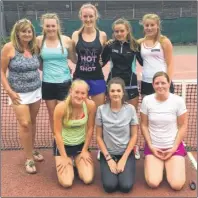  ??  ?? Freedom Fitness ladies, who have won county and regional championsh­ips. Back row: Jane Gentle, Lucy Spice, Gabby Chidwick, Summer Reeves, Phoebe Watton. Front row: Hannah Watton, Ellen Cramer Todd and Karen Thomas