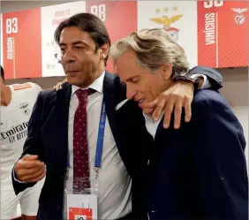  ?? ?? Rui Costa pretende, ainda este ano, prolongar o vínculo de Jorge Jesus