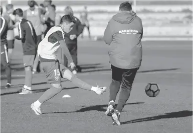  ?? Foto: FC Málaga ?? Die Spieler des FC Málaga beim Training.