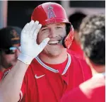  ?? DARRON CUMMINGS THE ASSOCIATED PRESS FILE PHOTO ?? Generation­al players such as Mike Trout won’t be around forever.
